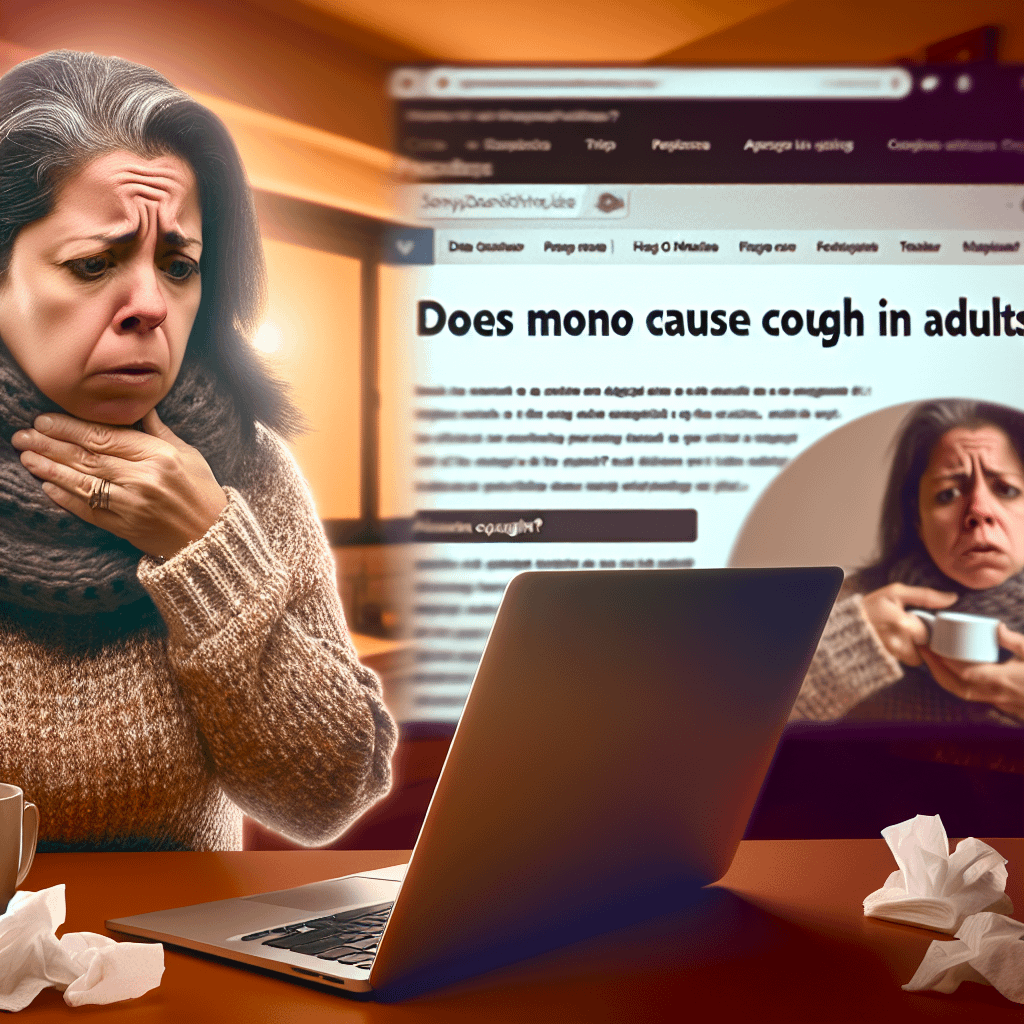 does mono cause a cough in adults image 1